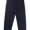 Reversible pants with camo jacquard