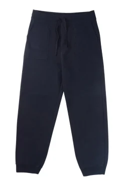 Reversible pants with camo jacquard