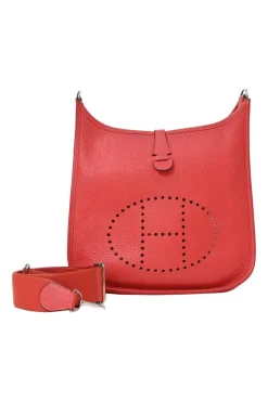 Rouge Casaque Clemence leather Evelyne shoulder bag
