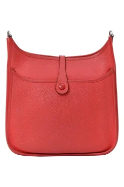 Rouge Casaque Clemence leather Evelyne shoulder bag