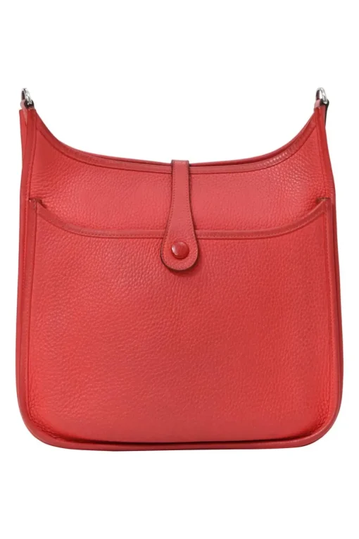 Rouge Casaque Clemence leather Evelyne shoulder bag