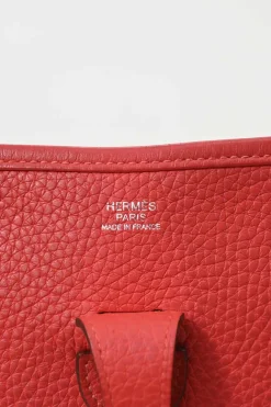 Rouge Casaque Clemence leather Evelyne shoulder bag