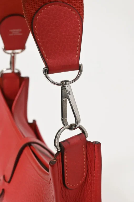 Rouge Casaque Clemence leather Evelyne shoulder bag