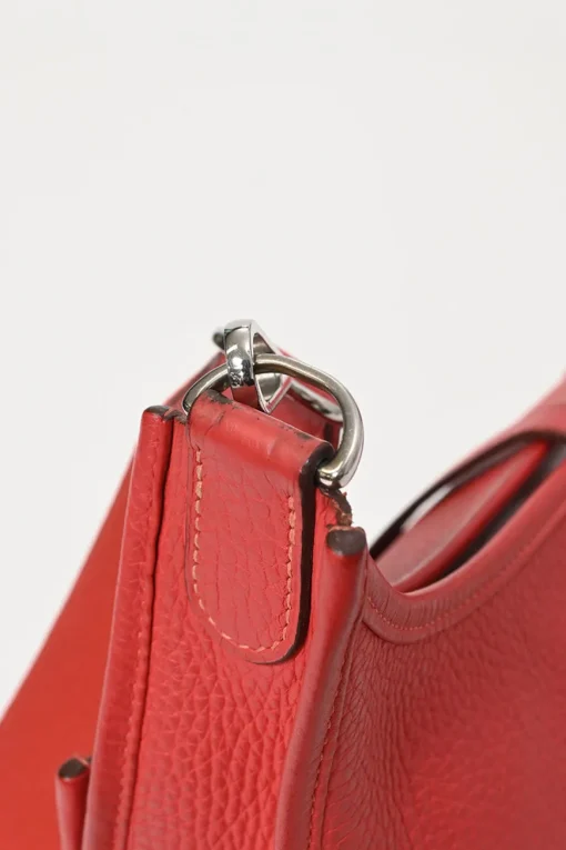 Rouge Casaque Clemence leather Evelyne shoulder bag