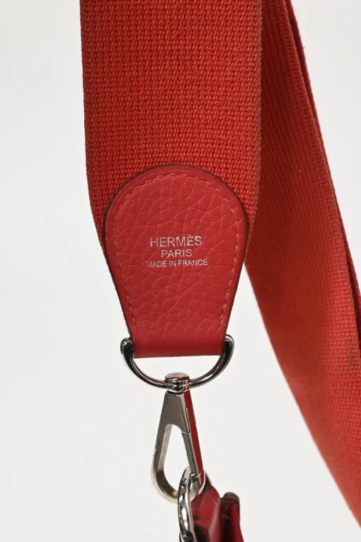 Rouge Casaque Clemence leather Evelyne shoulder bag