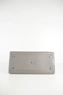Saint Laurent grey Sac de Jour small leather handbag