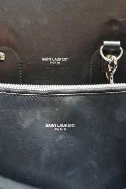 Saint Laurent Sac de Jour small in grained leather handbag