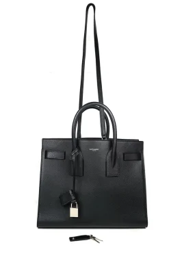Saint Laurent Sac de Jour small in grained leather handbag