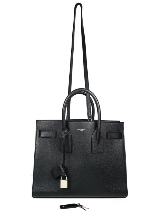 Saint Laurent Sac de Jour small in grained leather handbag