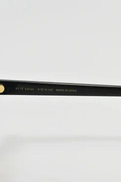Shiny black acetate Brash oversized sunglasses