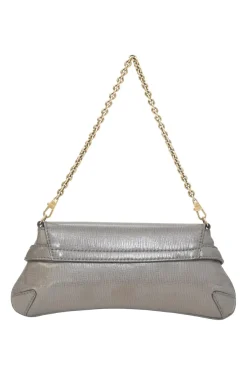 Shitake pebbled lambskin leather 1921 Horsebit shoulder bag