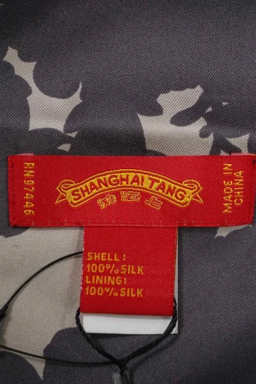 Silk Pashmina Silk Scarf with Floral Pattern