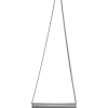 Silver and blue glitter-bonded fabric Emmie crossbody chain clutch