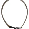 silver colour headband in braided hand shaped wire filament