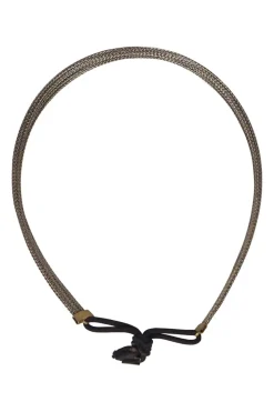 silver colour headband in braided hand shaped wire filament