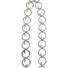 Silver stainless steel GG chain belt