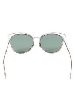 Silver-tone metal and rose-tinted polycarbonate DiorSideral 2 cat-eye sunglasses