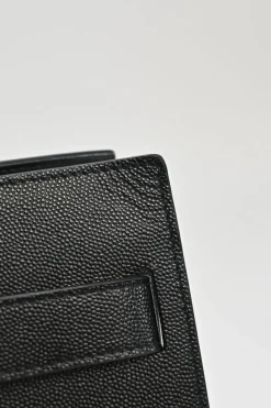 Small Black grain de poudre leather Sac de Jour tote with detachable shoulder strap