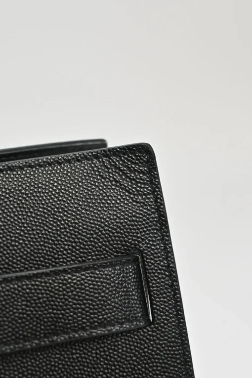 Small Black grain de poudre leather Sac de Jour tote with detachable shoulder strap