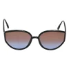 So Stellaire 4 Black Square-shaped Frame and Brown Shaded Sunglasses
