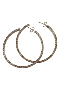 925 Somerset Mesh Hoop Earrings