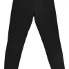 Sport black polyamide-blend low-rise riding breech-style leggings