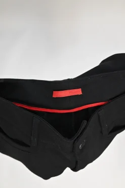 Sport black polyamide-blend low-rise riding breech-style leggings