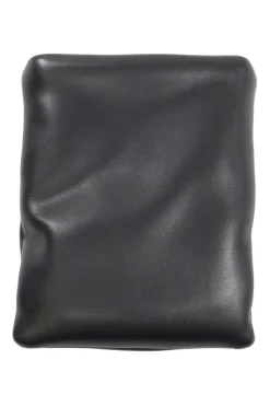 Stand Studio Black Faux Puffed Leather Olympia Bag