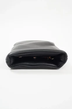 Stand Studio Black Faux Puffed Leather Olympia Bag