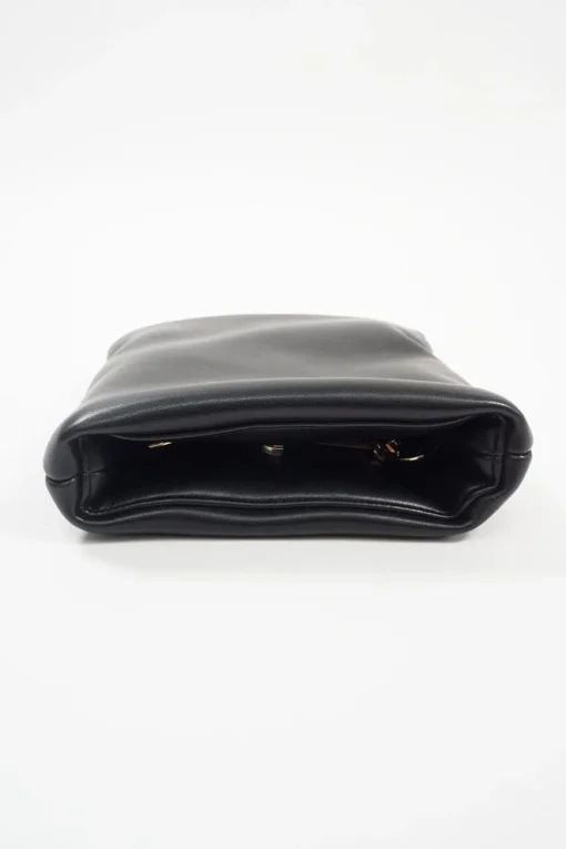 Stand Studio Black Faux Puffed Leather Olympia Bag