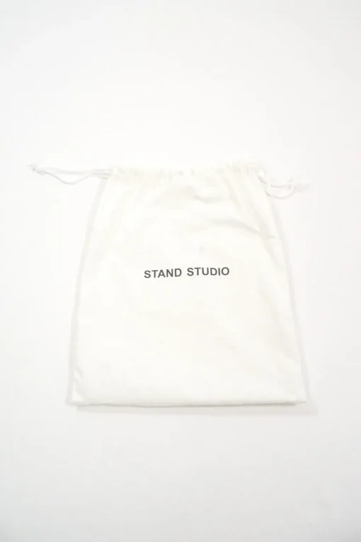 Stand Studio Black Faux Puffed Leather Olympia Bag