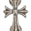 Sterling silver cross pin brooch