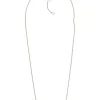 Sterling silver Hook adjustable pendant necklace with lobster clasp closure