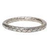 .925 sterling silver intrecciato-embossed bangle