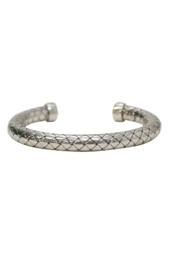 Sterling silver intrecciato bracelet