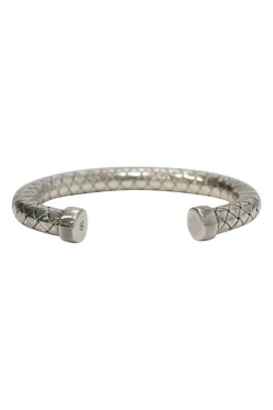 Sterling silver intrecciato bracelet