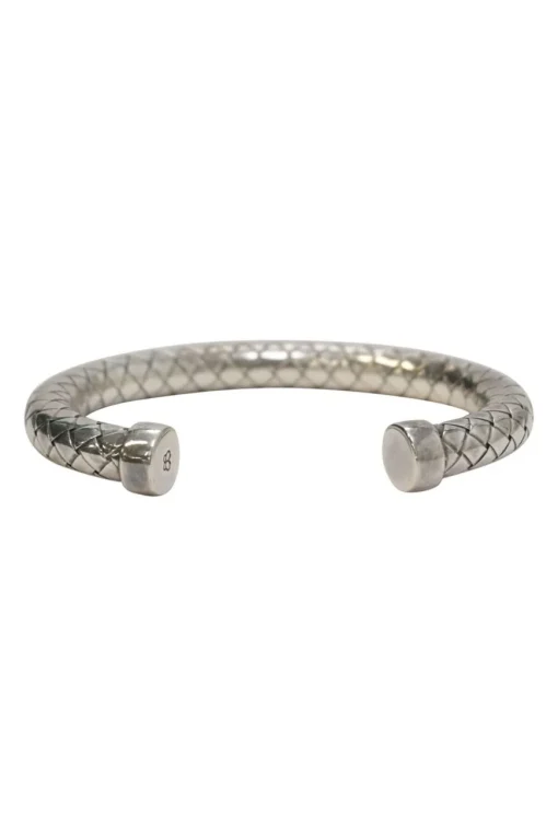 Sterling silver intrecciato bracelet