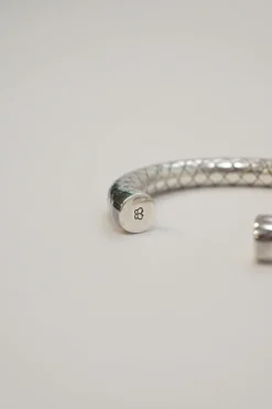 Sterling silver intrecciato bracelet