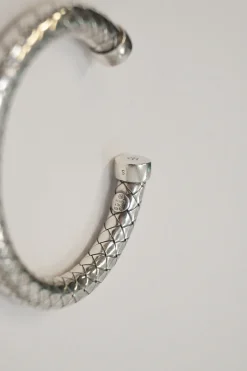 Sterling silver intrecciato bracelet