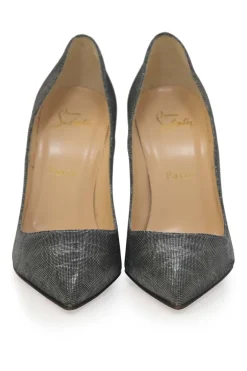 Strass lamé fabric and leather So Kate pointed-toe pumps
