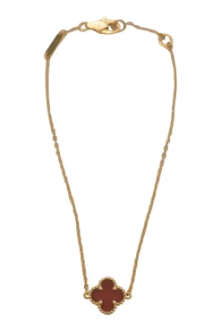 Sweet Alhambra 18k Pink Gold Bracelet