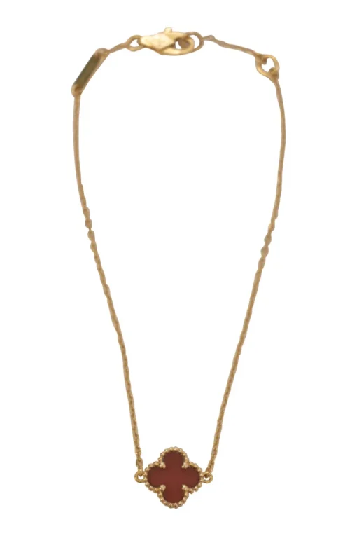 Sweet Alhambra 18k Pink Gold Bracelet