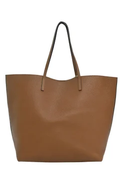 Tan grained calfskin Skull shopper tote