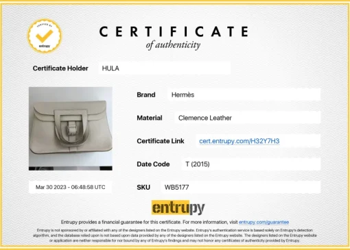Taurillon Clemence Halzan 31 GM Nata Bag