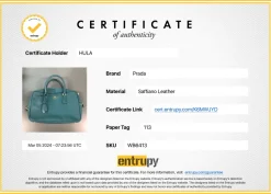 Teal Saffiano leather Vitello Daino rectangle bowler bag with detachable shoulder strap