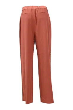 Terracotta triacetate-blend straight leg pants