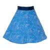 Textured circle skirt