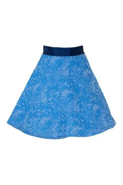 Textured circle skirt