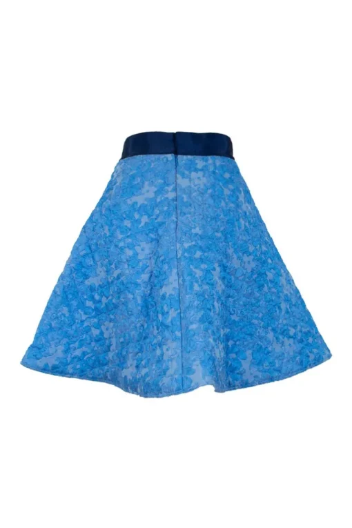 Textured circle skirt