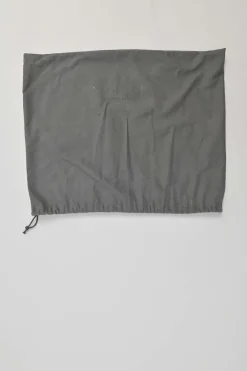 The Bucket Bag in black and red leather
